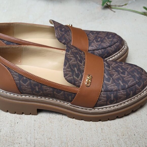 Michael Kors Parker Lug Loafer - Brown, size 8M - Picture 1 of 13